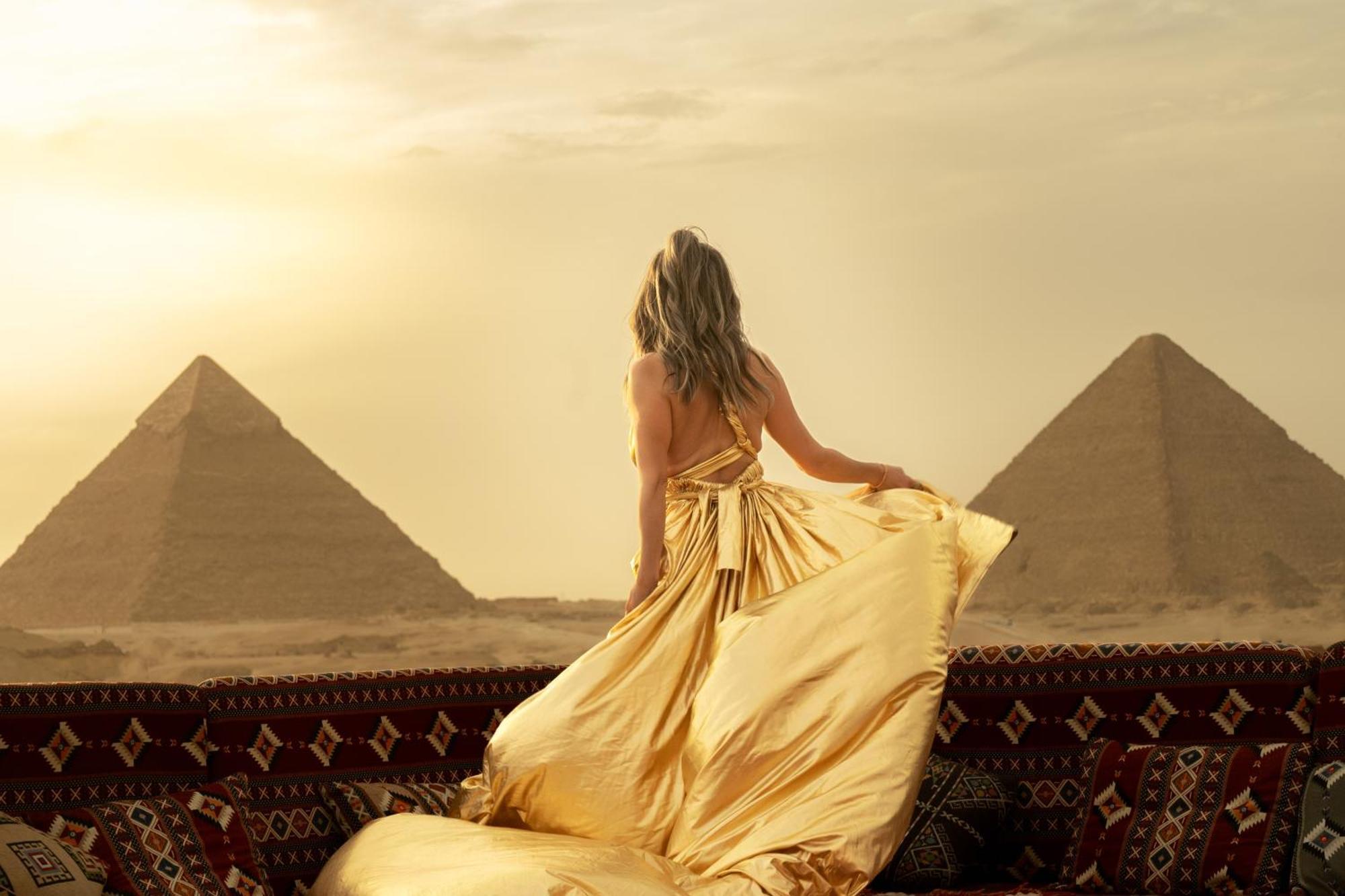 Golden Mask Pyramids Inn Kafrat al Jabal Exterior photo